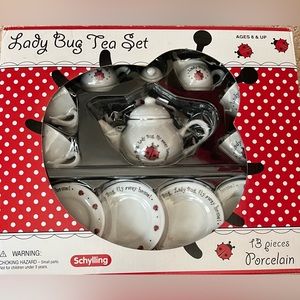 Schylling Lady Bug Tea Set